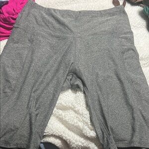 Heather Gray Women's Bike Shorts